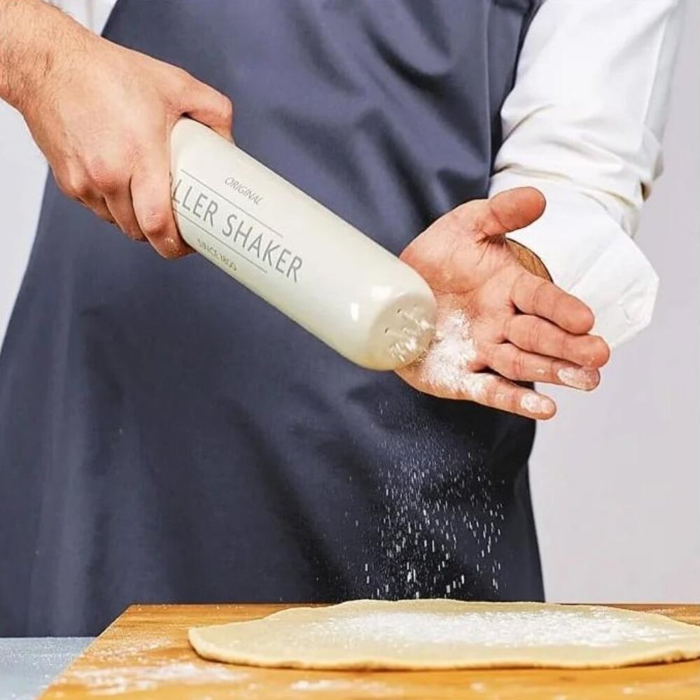 Mason Cash 3 in 1 Kitchen Rolling Pin Shaker Baking Tool Pastry Dough Cookies